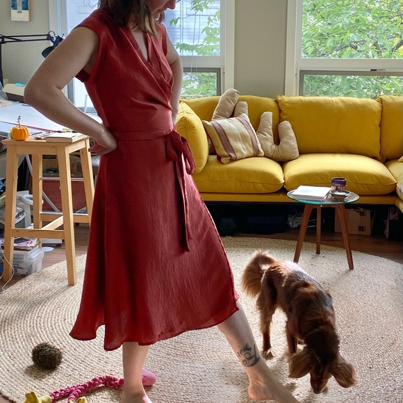 Alter Francis Dress in Brick XS - Picture 4 of 7